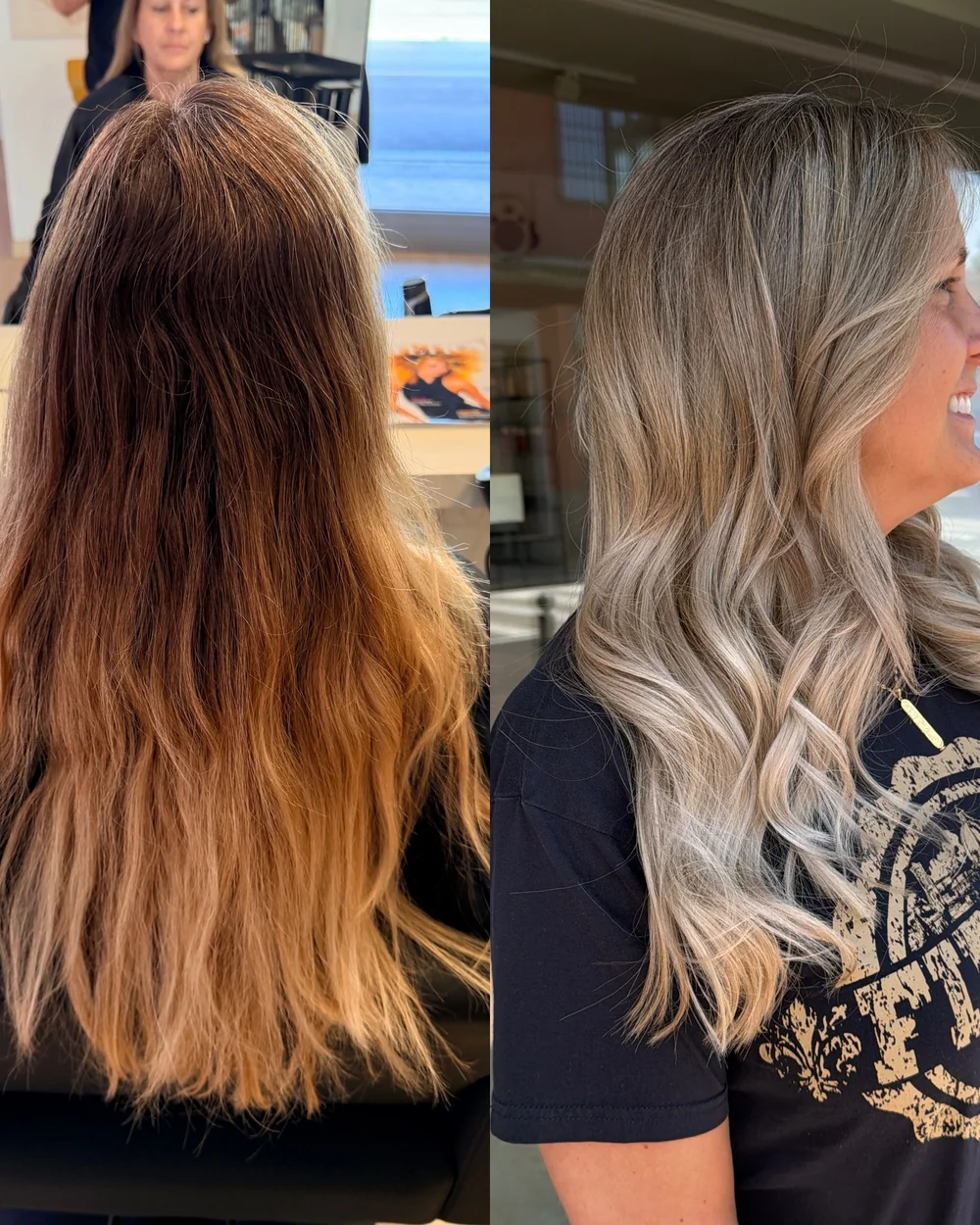 Hair Transformation — prima e dopo