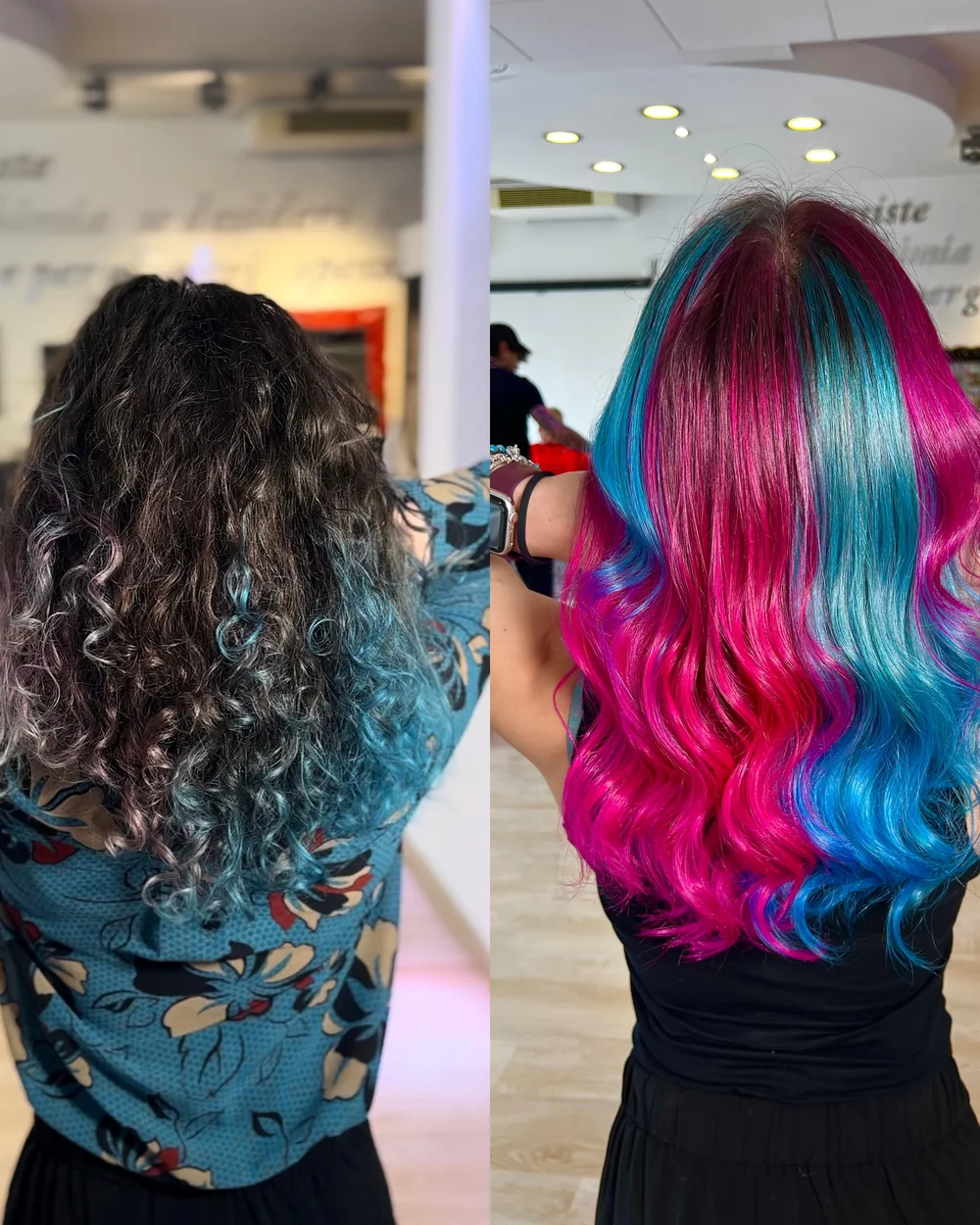 Crazy Color — prima e dopo